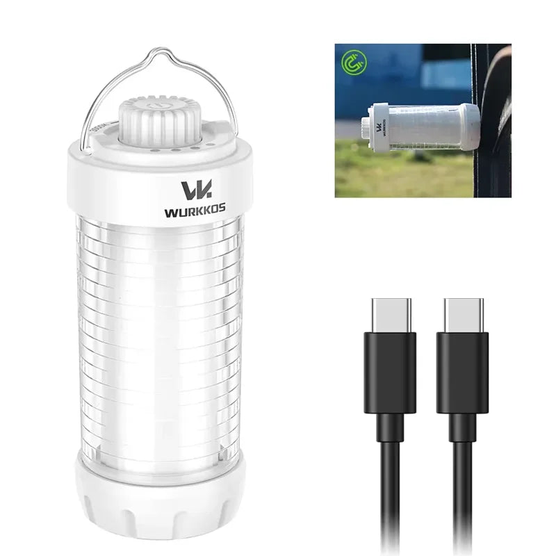 Wurkkos CL01 Mini RGB 360° Flashlight, 550 Lumens, 21700 Rechargeable LED Flashlight, Camping Light, Power Bank, Waterproof
