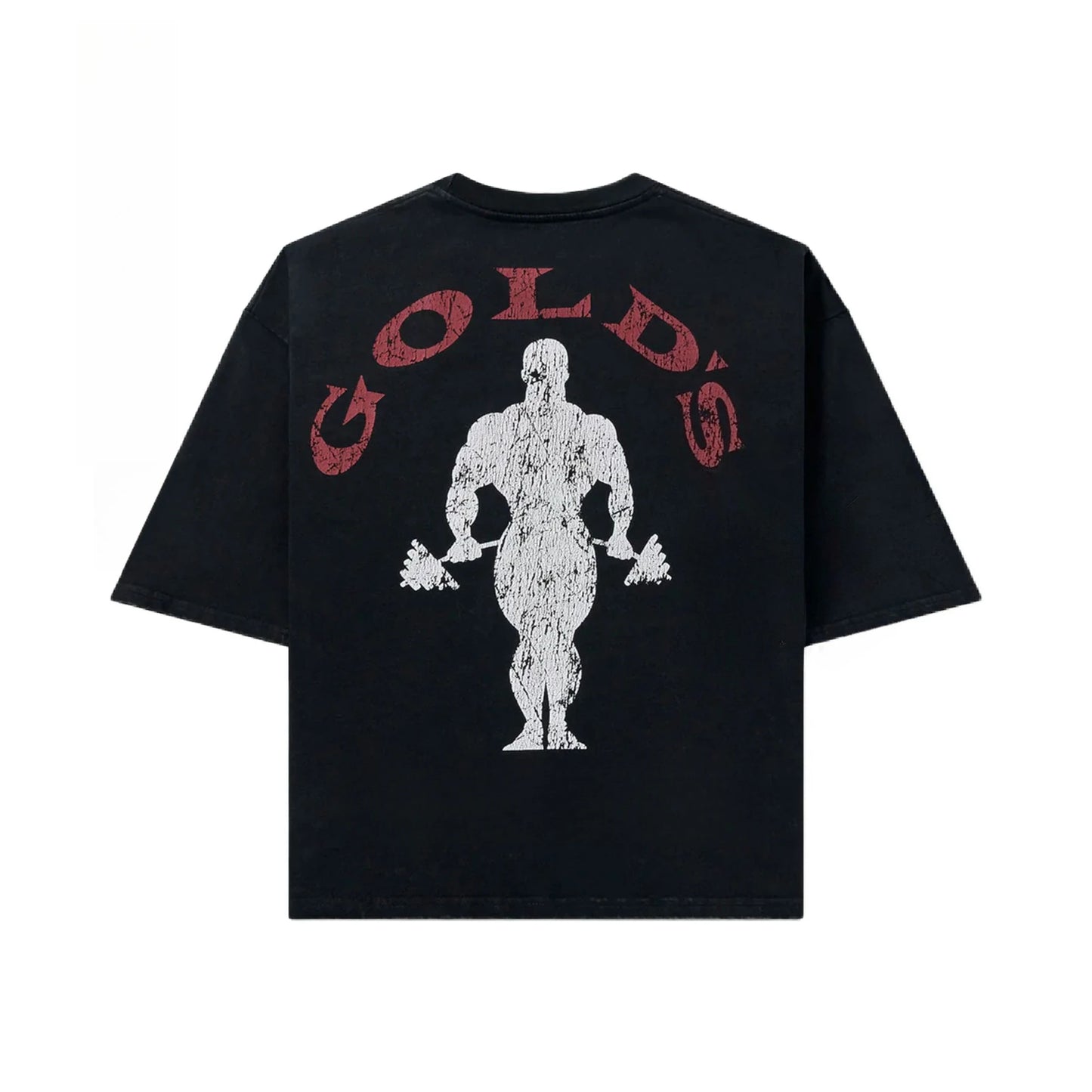 Gym New Retro Pattern Pure Cotton Men's and Women's Half-sleeved T-shirt Spring and Autumn Fitness Sports Short Sleeved