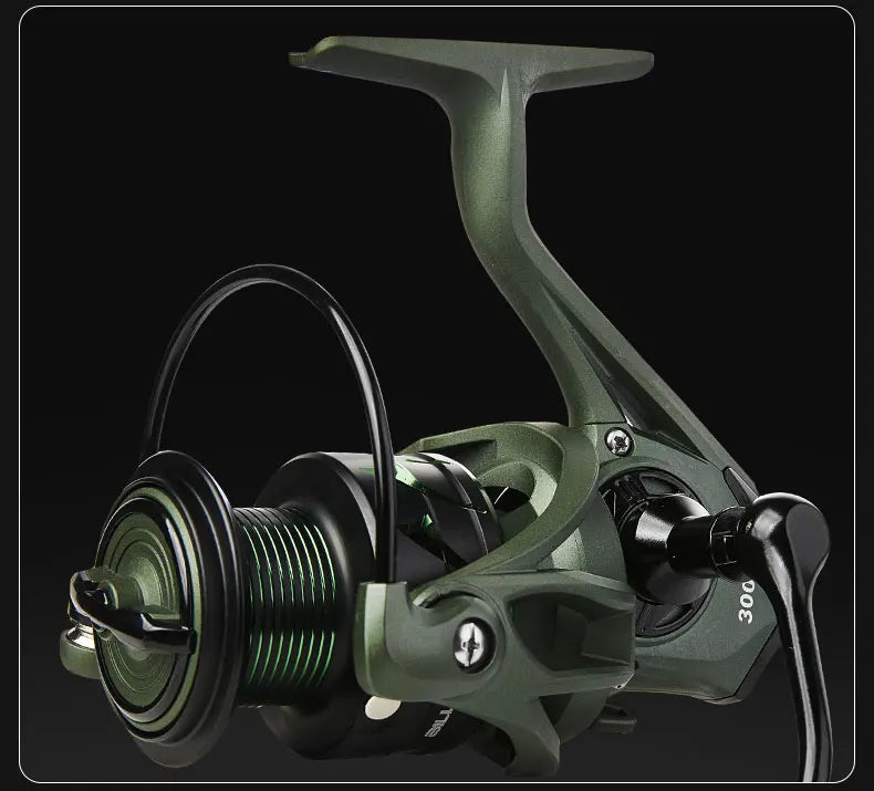 BILLINGS Spinning Reel 5.2:1 Spinning Fishing Reels 17.6 LB Max Drag with Anti-Reverse Metal Spool&CNC Rocker for FreshSaltwater
