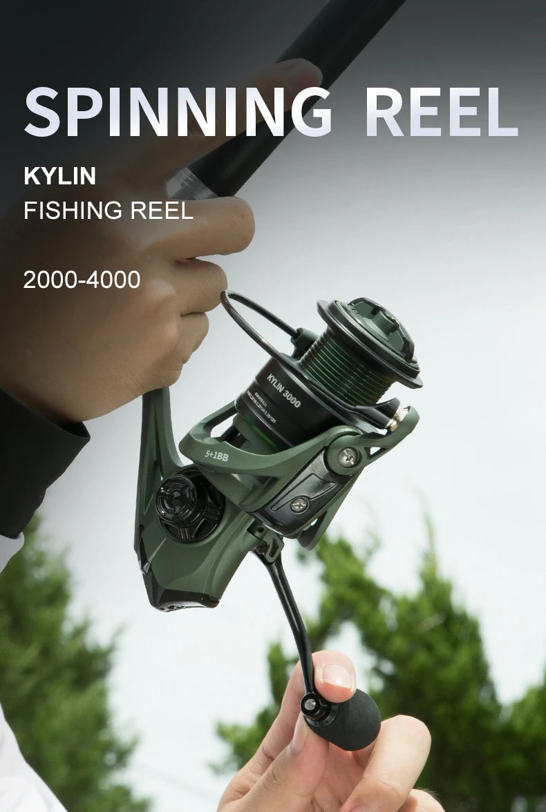 BILLINGS Spinning Reel 5.2:1 Spinning Fishing Reels 17.6 LB Max Drag with Anti-Reverse Metal Spool&CNC Rocker for FreshSaltwater