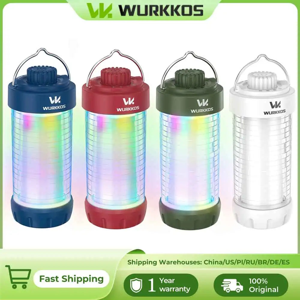 Wurkkos CL01 Mini RGB 360° Flashlight, 550 Lumens, 21700 Rechargeable LED Flashlight, Camping Light, Power Bank, Waterproof