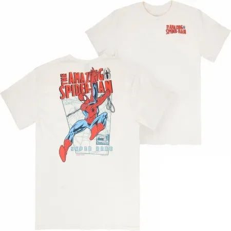 Spider Man printed short sleeved T-shirt for men and women, summer trendy street casual round neck loose Y2K top