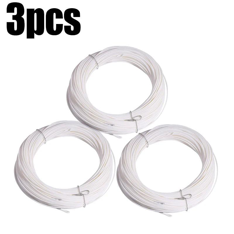 100ft ,1F-8F Weight Forwad Floating Fly Fishing Line Fluo Front Welded Loop FLy line,fishing goods,pesca,fishing accessories