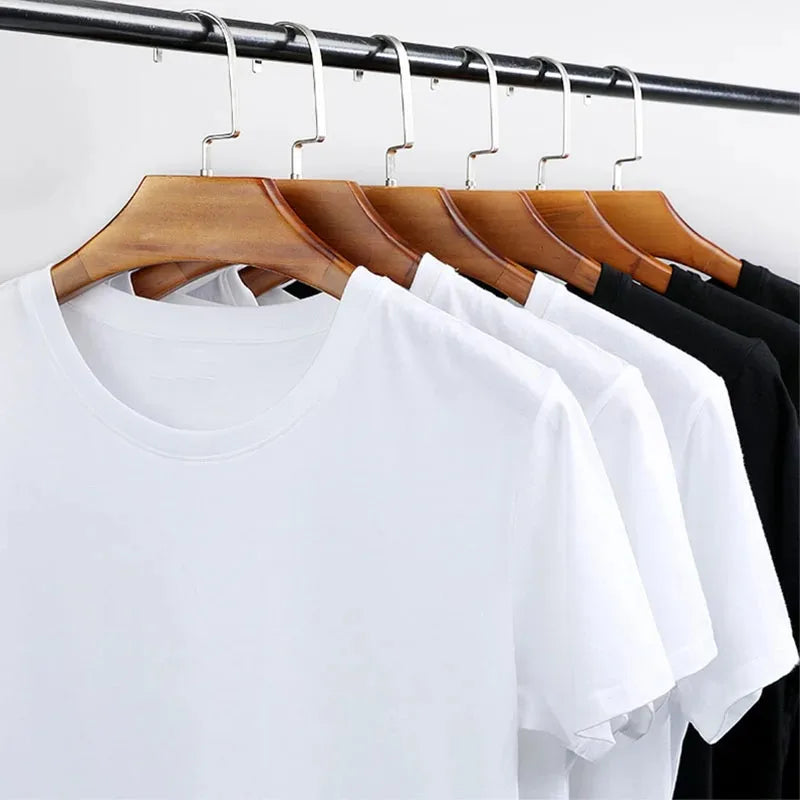 Gym New Retro Pattern Pure Cotton Men's and Women's Half-sleeved T-shirt Spring and Autumn Fitness Sports Short Sleeved