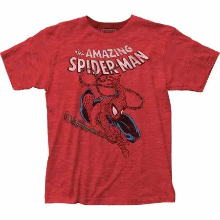 Spider Man printed short sleeved T-shirt for men and women, summer trendy street casual round neck loose Y2K top