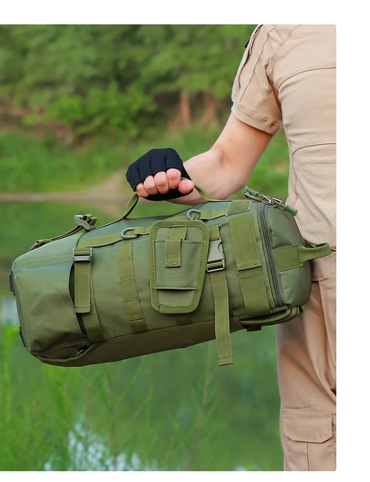 Multifunctional Fishing Backpack for Men Large Capacity Rod Storage Shoulder Bag Outdoor Sports Fish Equipment Storage Pack 2028