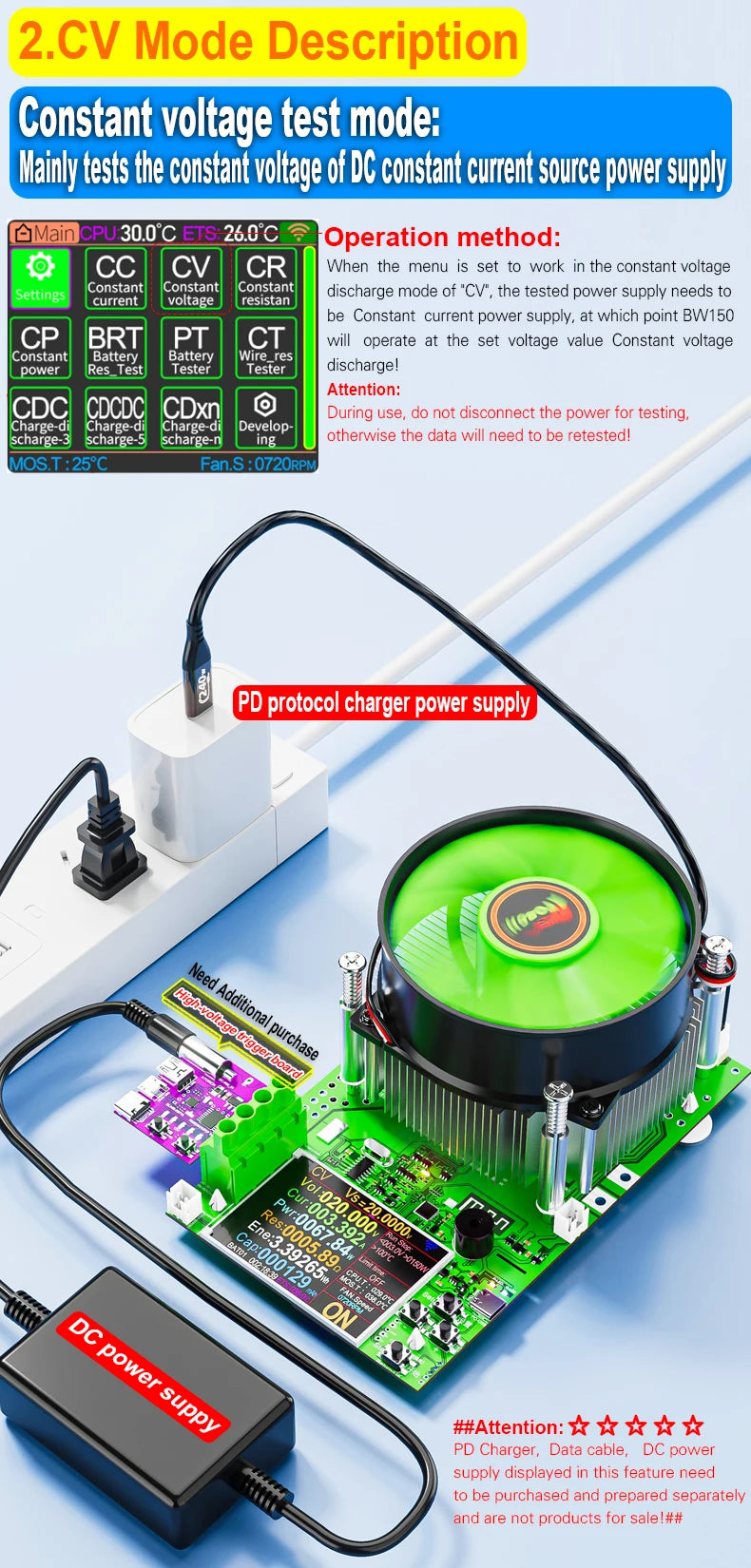 ‌Tuya WiFi Smart Battery Tester 18650 Capacity Meter USB Electronic Load Internal Resistance Detector with Real-Time APP Monitor