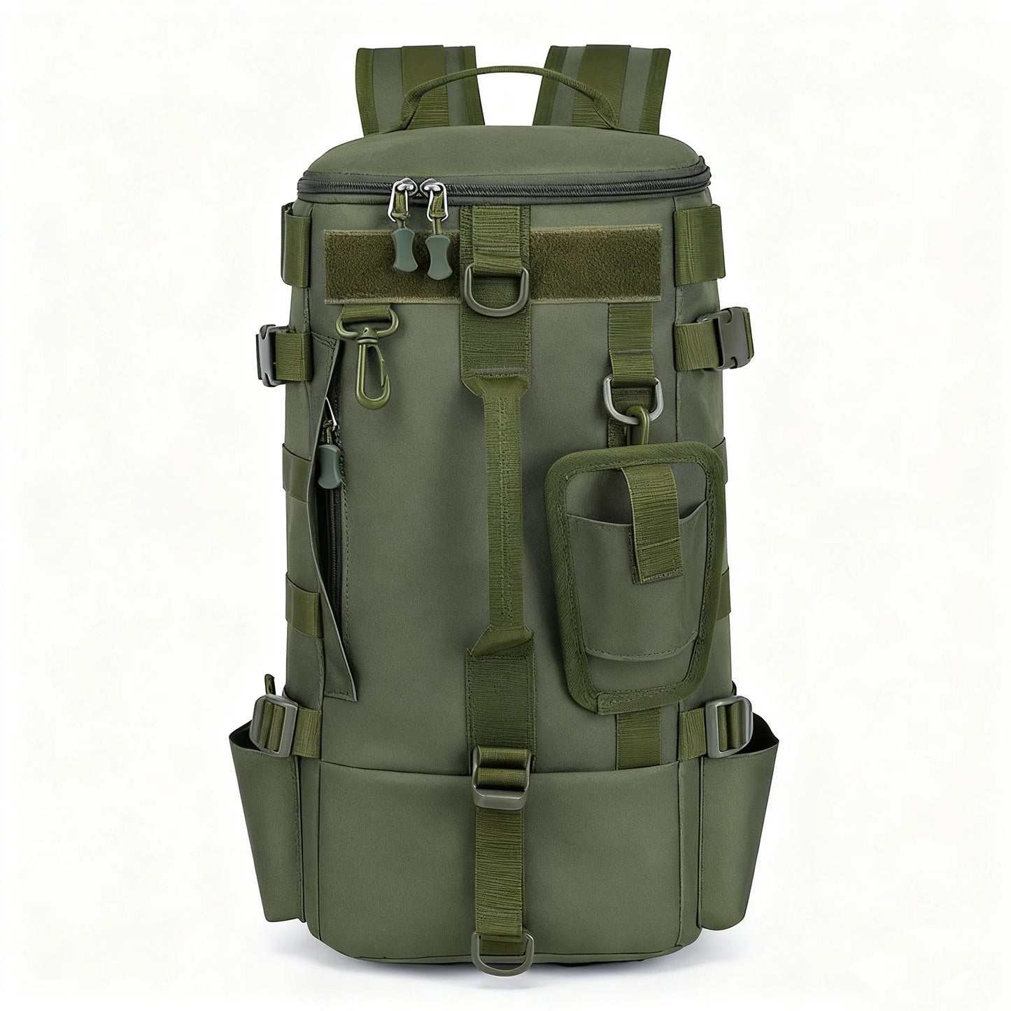 Multifunctional Fishing Backpack Tackle Bag with Rod Holders Fish Equipment Storage Waterproof Wear-resistant Outdoor Sports Bag