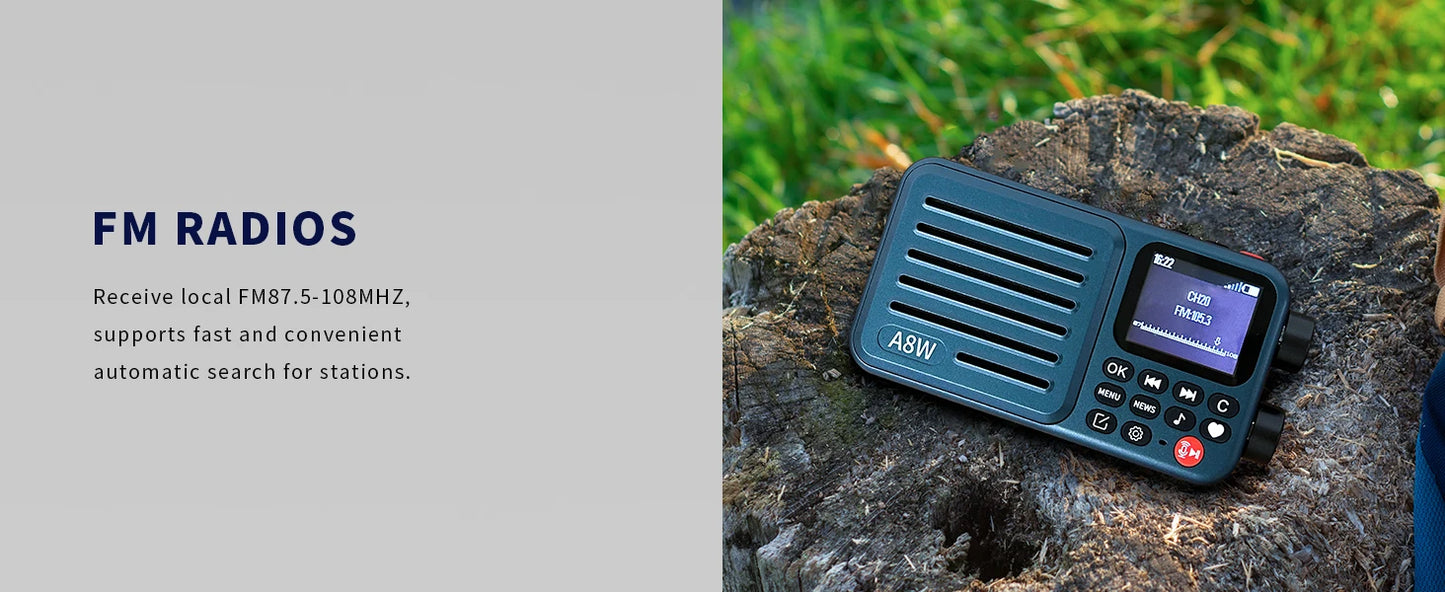 Bulk stock【Official & Original】Choyong A8W Internet Radio (Global Version) w/Alarm Clock