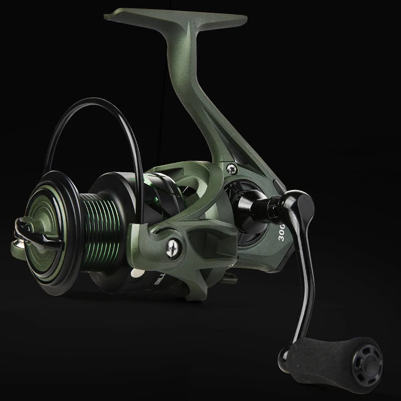 BILLINGS Spinning Reel 5.2:1 Spinning Fishing Reels 17.6 LB Max Drag with Anti-Reverse Metal Spool&CNC Rocker for FreshSaltwater