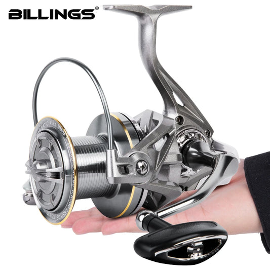BILLINGS Spinning Reel 44LB Max Drag,4.8:1 Gear Ratio,NGK 8000~14000 Series Long Casting Fishing Reels for Saltwater Freshwater