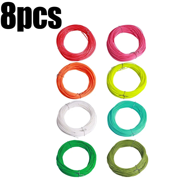 100ft ,1F-8F Weight Forwad Floating Fly Fishing Line Fluo Front Welded Loop FLy line,fishing goods,pesca,fishing accessories