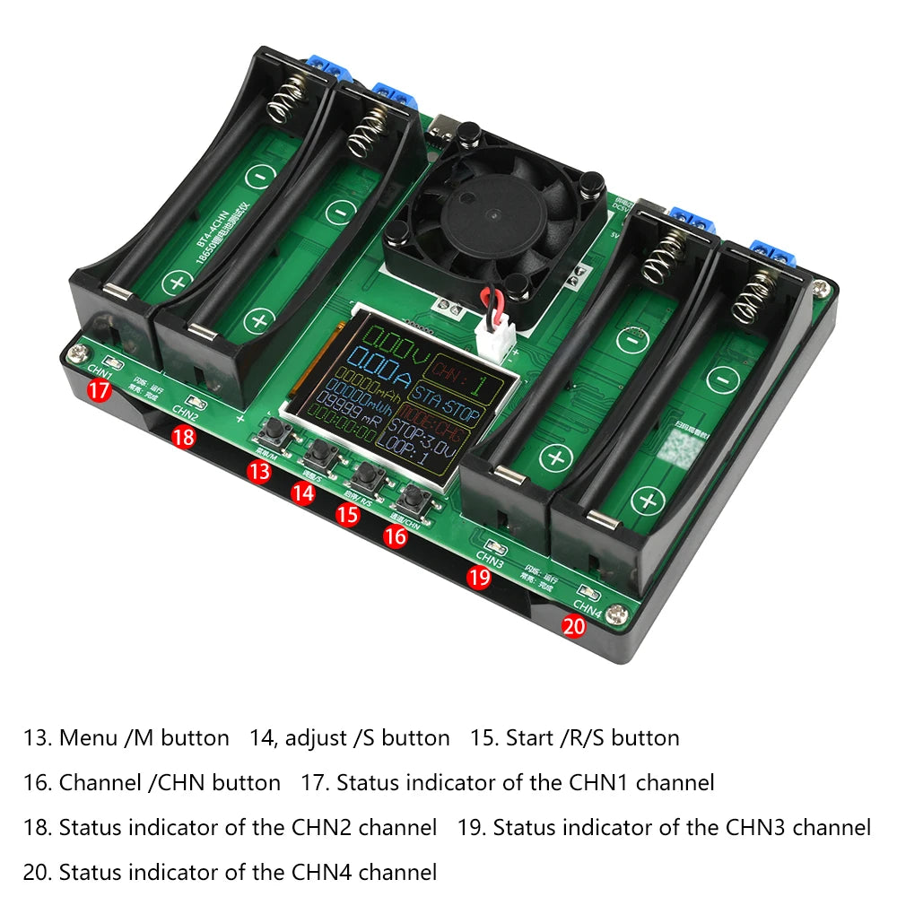 18650 Lithium Battery Capacity Tester